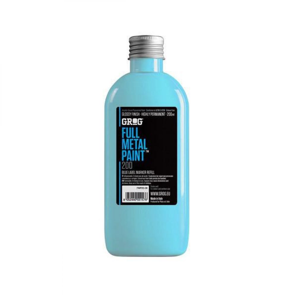 Grog Full Metal Paint FMP 200 - Bleu Iceberg - 