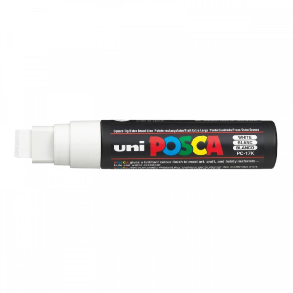 Posca PC17K pointe extra-large - Blanc - 