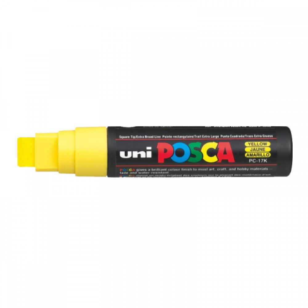 Posca PC17K pointe extra-large - Jaune - 