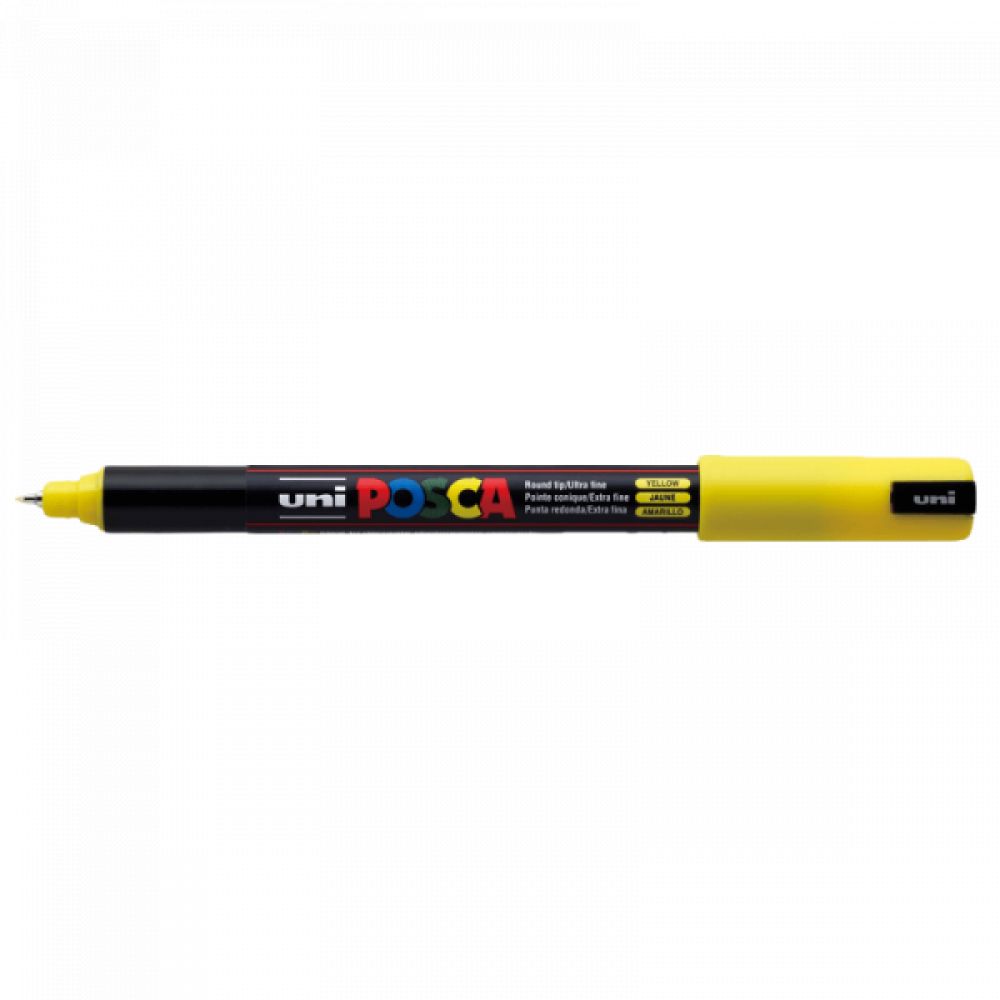 Posca PC1MR pointe extra-fine - Jaune - 