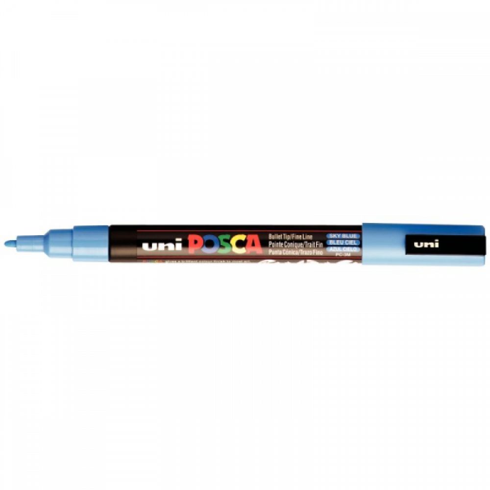 Posca PC3M pointe fine - Bleu ciel - 