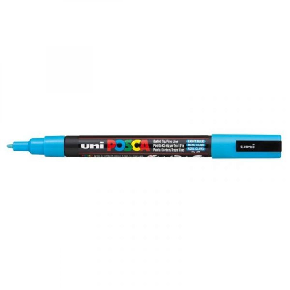 Posca PC3M pointe fine - Bleu clair - 