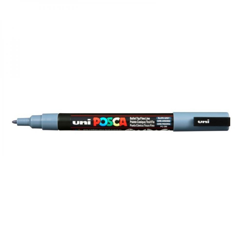 Posca PC3M pointe fine - Gris Ardoise - 