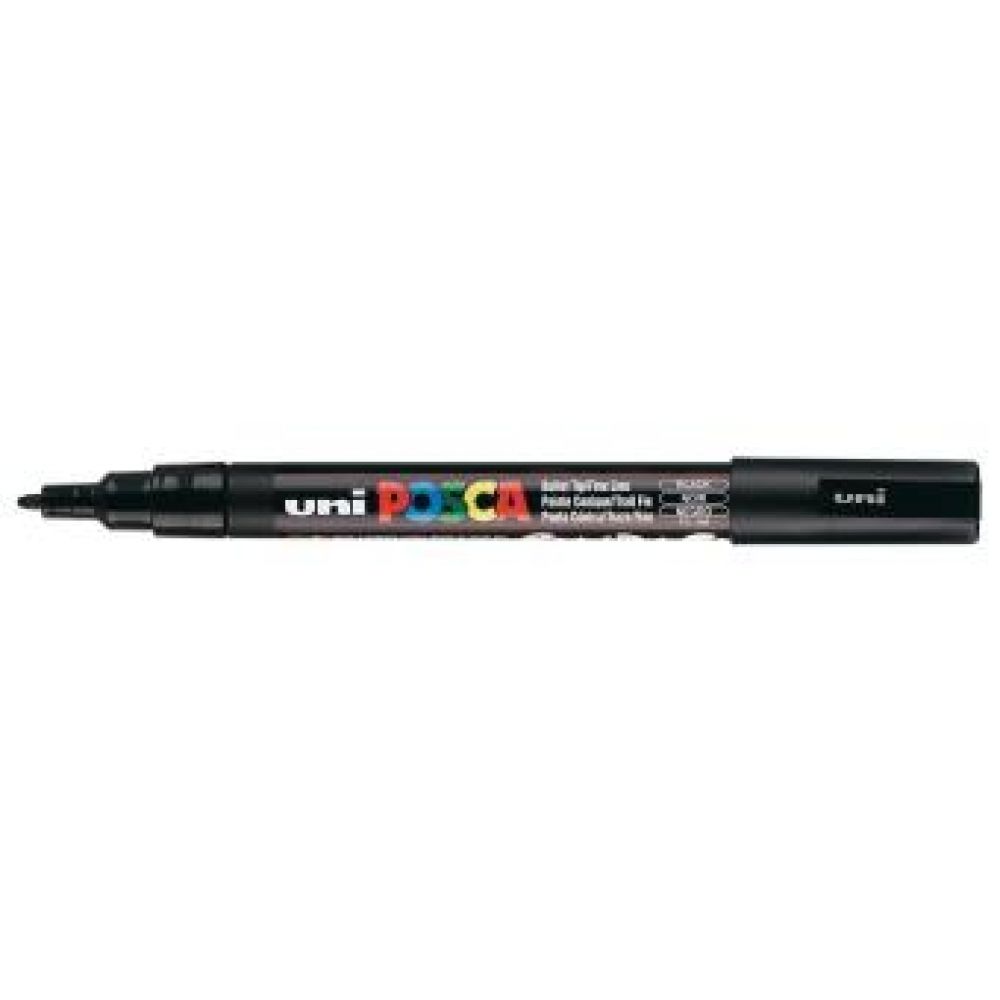 Posca PC3M pointe fine - Noir - 