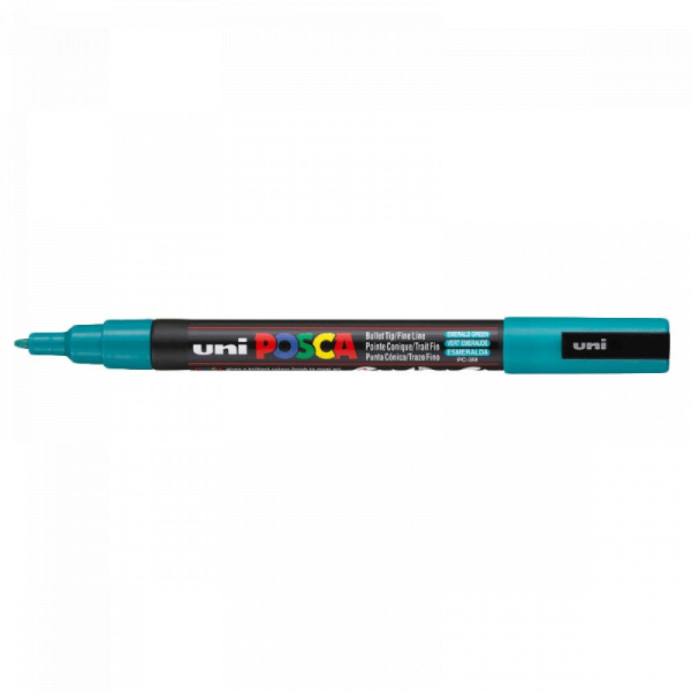 Posca PC3M pointe fine - Vert Emeraude - 