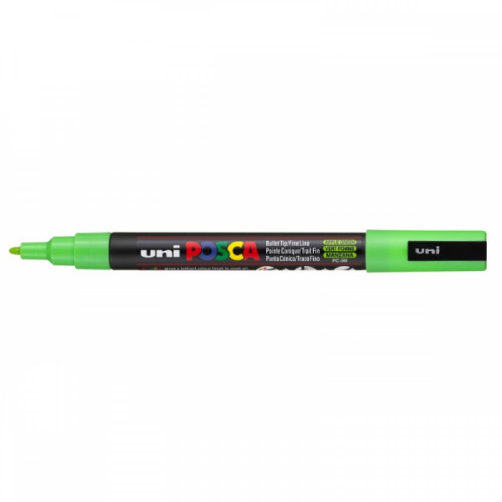 Posca PC3M pointe fine - Vert pomme - 