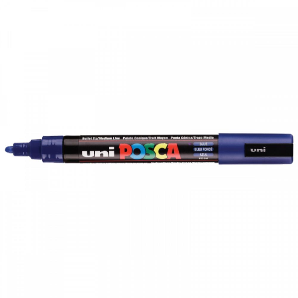 Posca PC5M pointe moyenne - Bleu foncé - 