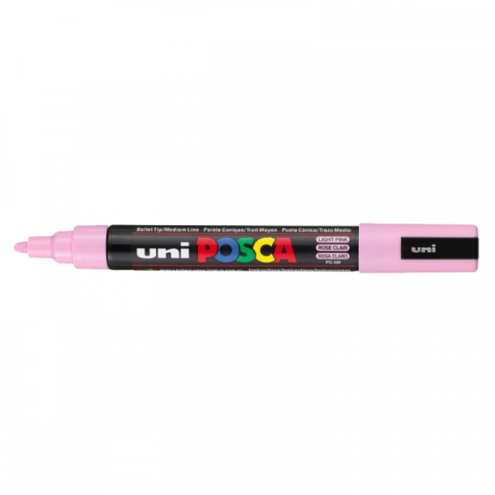 Posca PC5M pointe moyenne - Rose clair - 