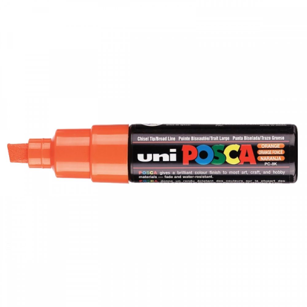 Posca PC8K pointe large - Orange foncé - 