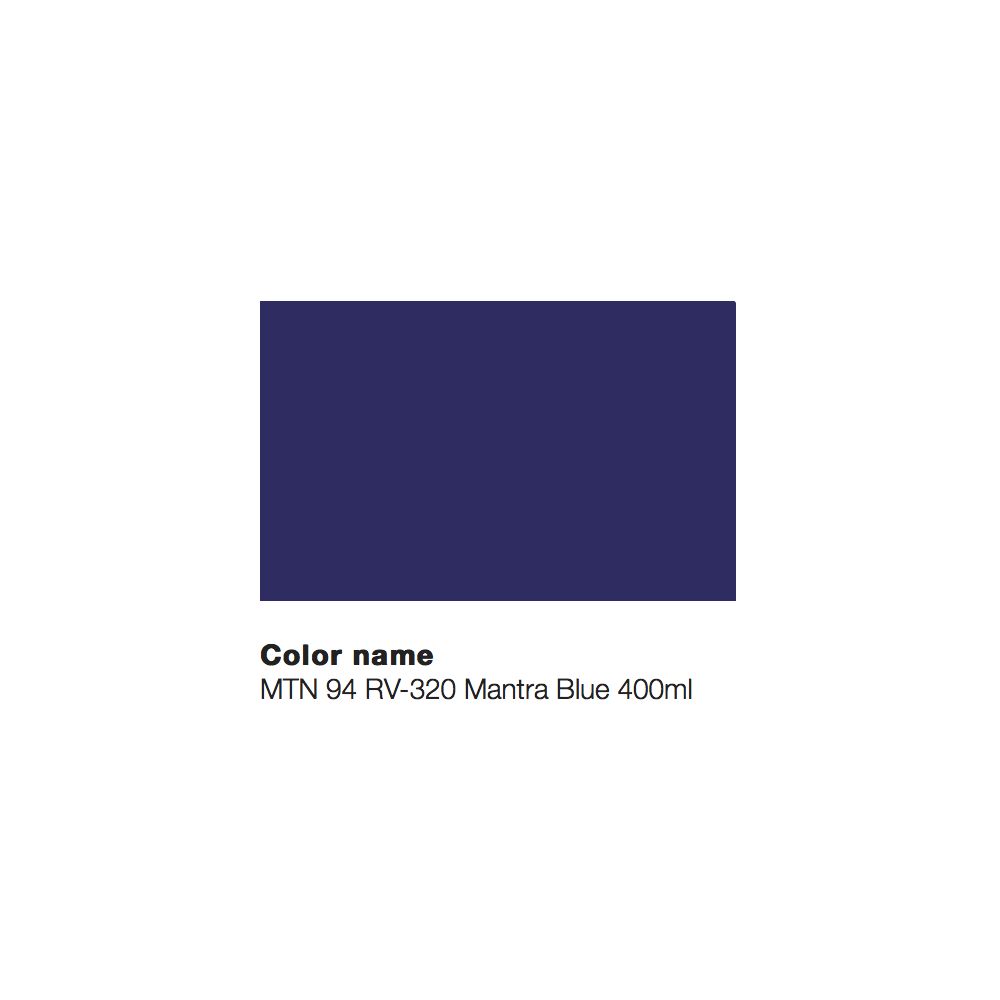 MTN 94 400ml - RV-320 Bleu Mantra