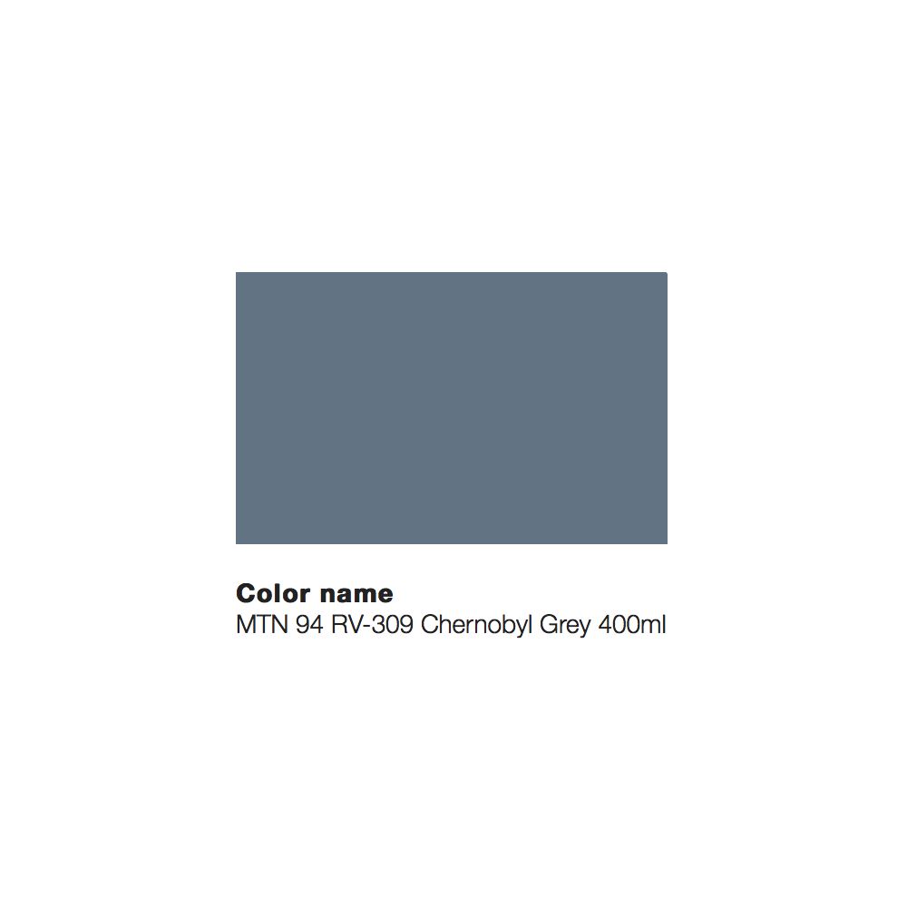 MTN 94 400ml - RV-309 Gris Tchernobyl