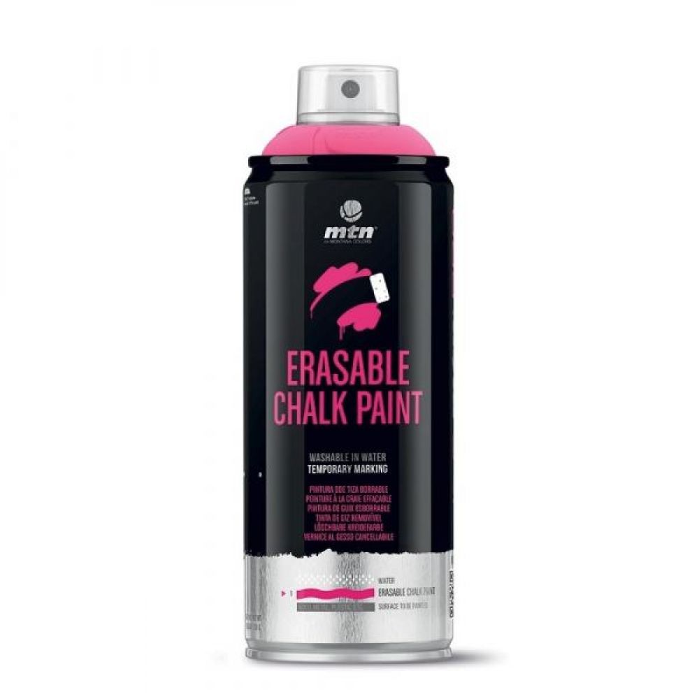 MTN PRO peinture effaçable Chalk 400ml - Argent