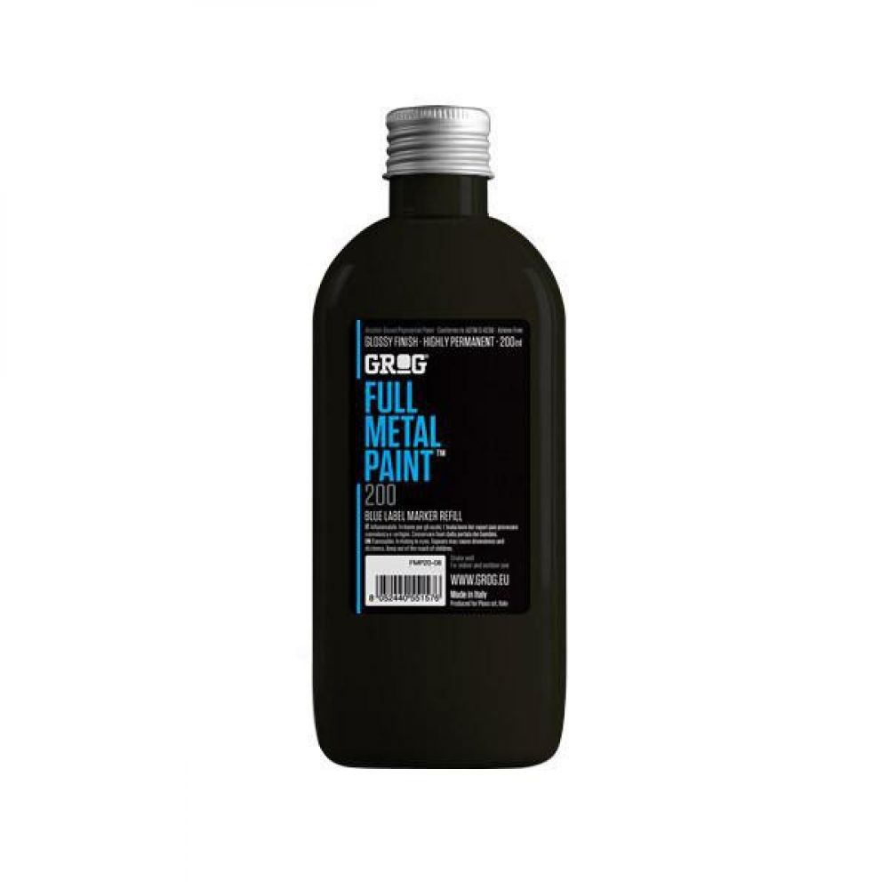 Grog Full Metal Paint FMP 200 - Noir - 