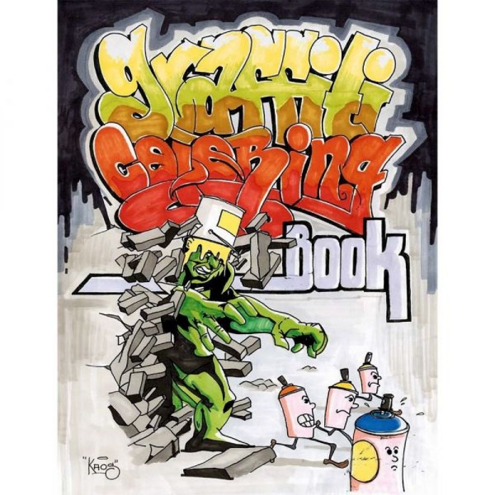 Graffiti Coloring Book