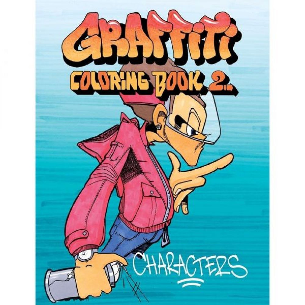  Graffiti Coloring Book 2 - characters