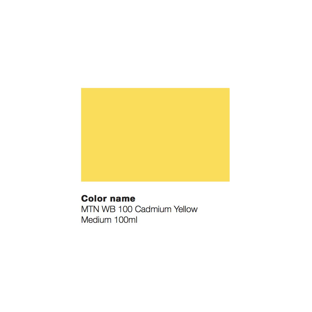 MTN Water Based 100 RV 1021 (jaune de Cadmium moyen)