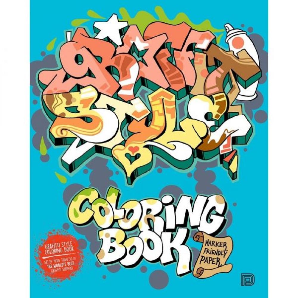 Graffiti Style Coloring Book