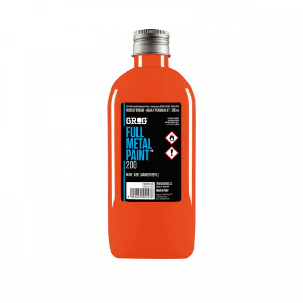 Grog Full Metal Paint FMP 200 - Orange Mécanique - 