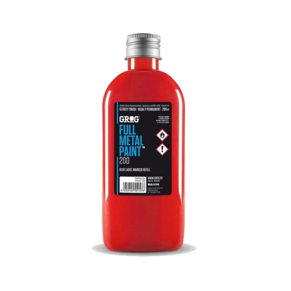 Grog Full Metal Paint FMP 200 - Rouge Ferrari - 