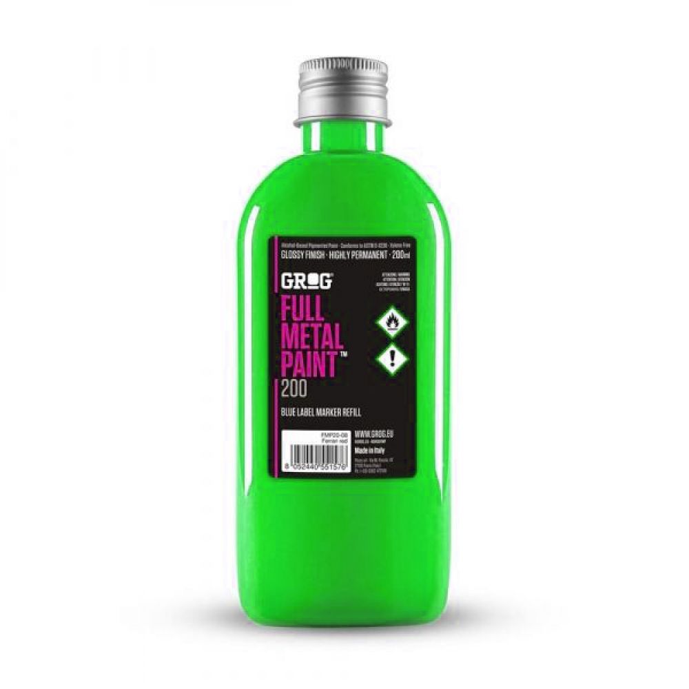 Grog Full Metal Paint FMP 200 - Vert Fluorescent - 