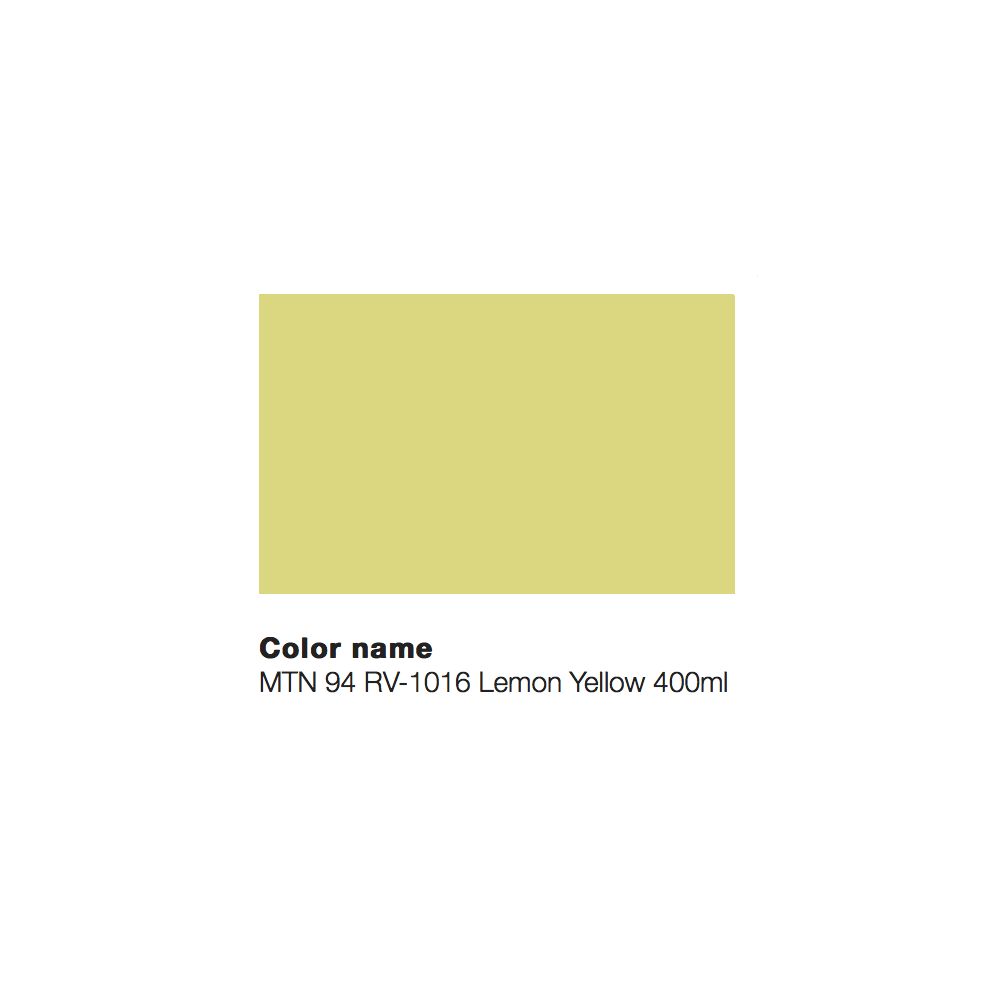 MTN 94 400ml - R-1016 Jaune Citron - 