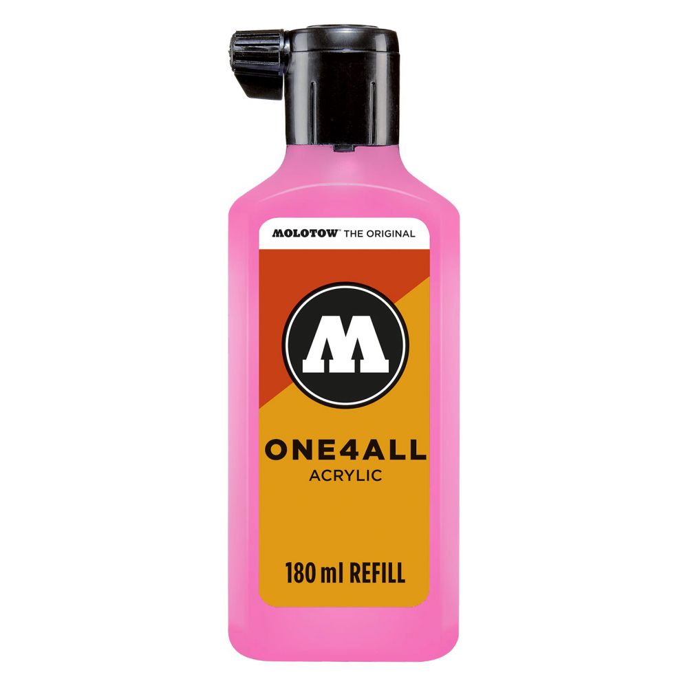Acrylique Molotow One4All / 180ml -Rose Néon-