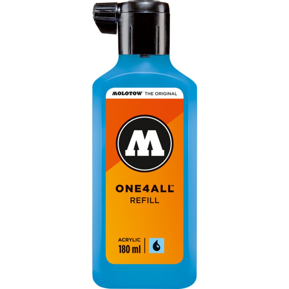 Acrylique Molotow One4All / 180ml -Bleu moyen-