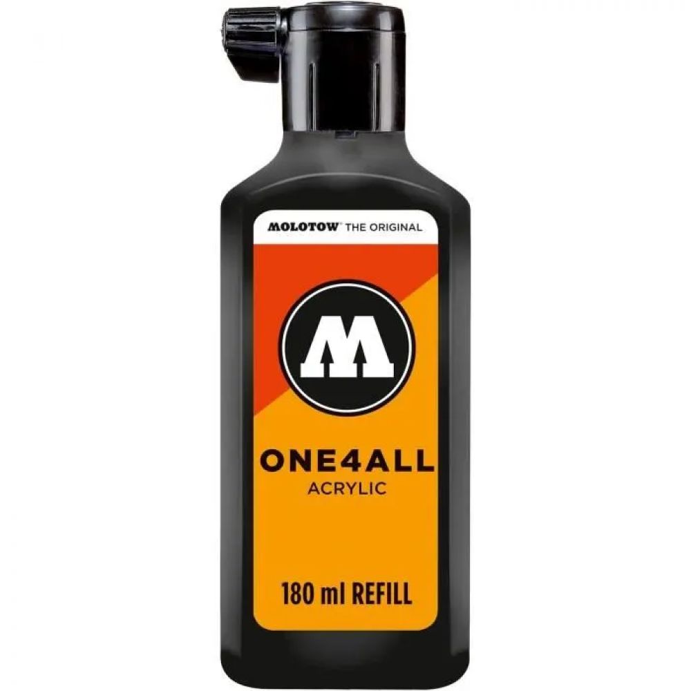 Acrylique Molotow One4All / 180ml -Noir-