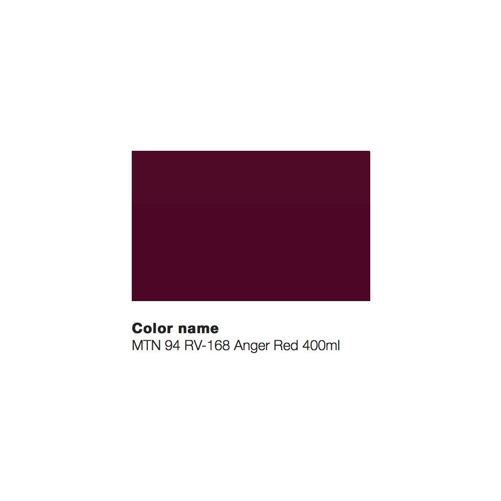 MTN 94 400ml - RV-168 Rouge Colère - 