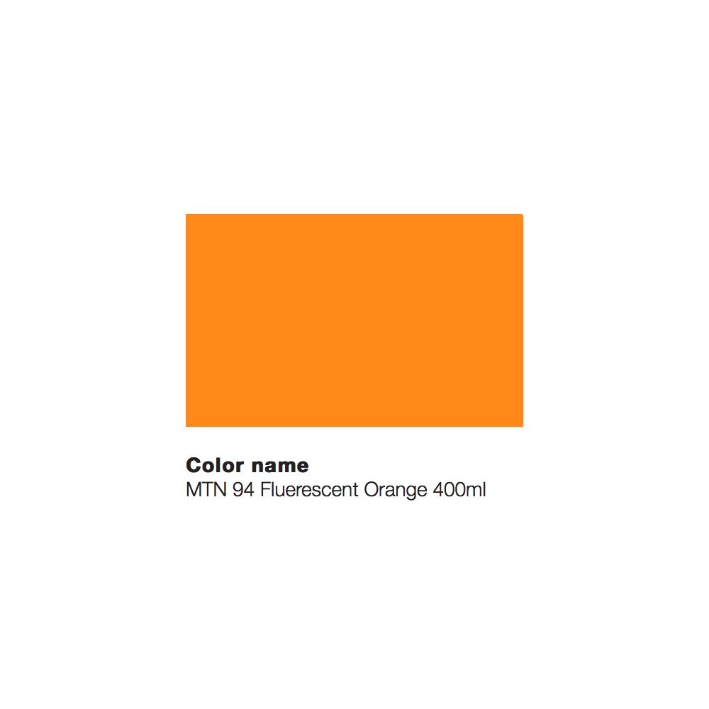 MTN 94 peinture fluorescente 400ml - Fluorescent Orange