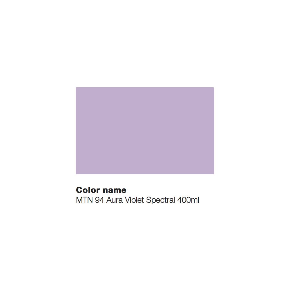 MTN 94 peinture transparente 400ml - Espectro Violet Aura