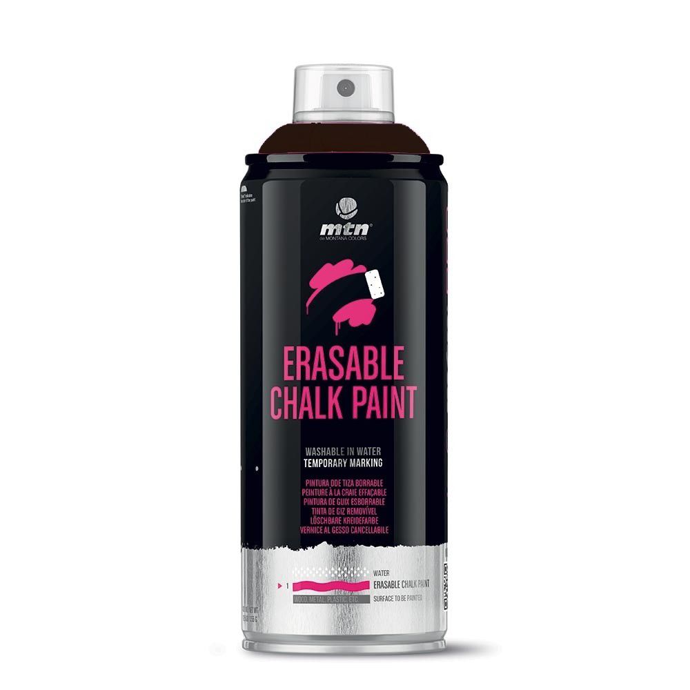 MTN PRO peinture effaçable Chalk 400ml - NOIR CRAIE