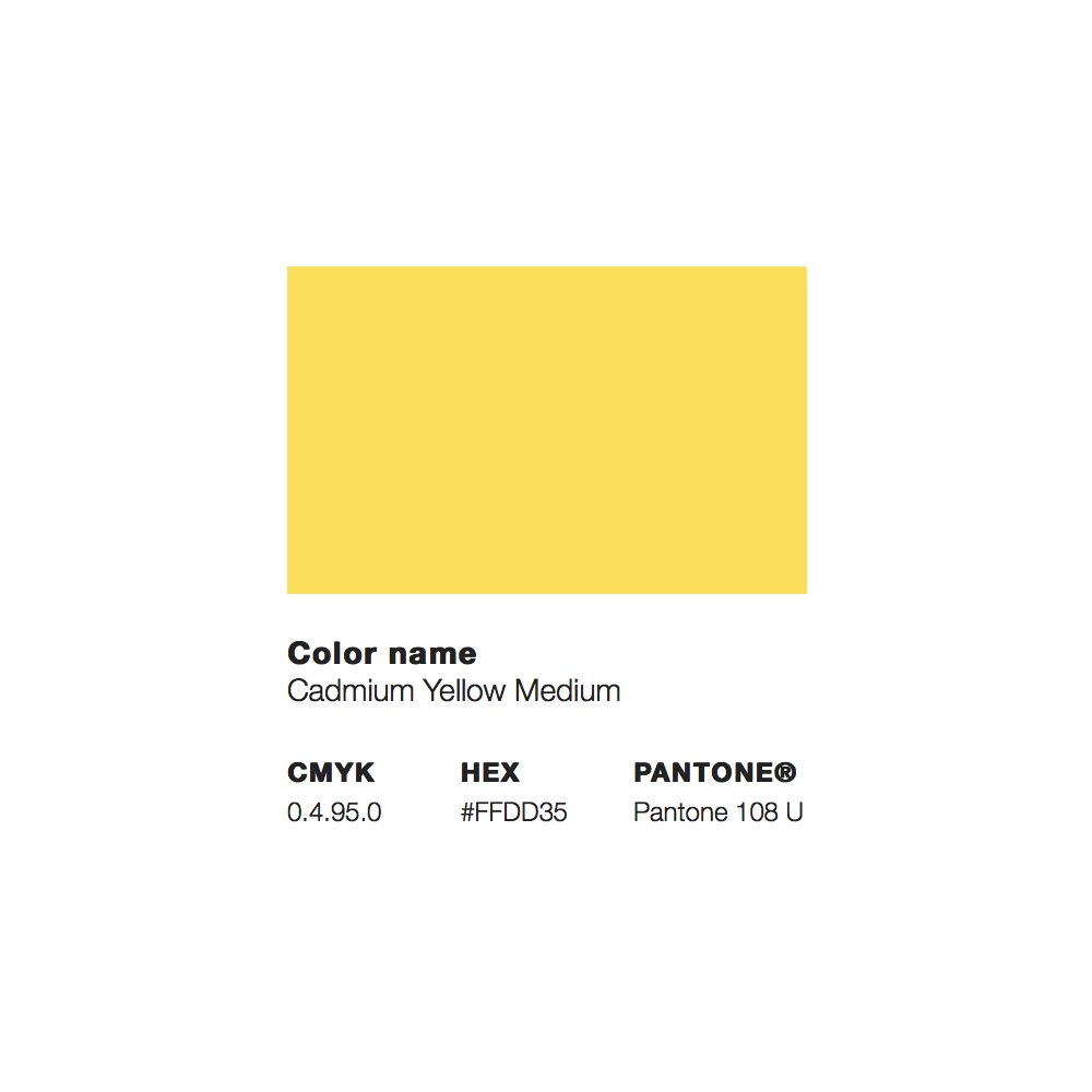 MTN Water Based Paint 200ml - RV-1021 Jaune de Cadmium 