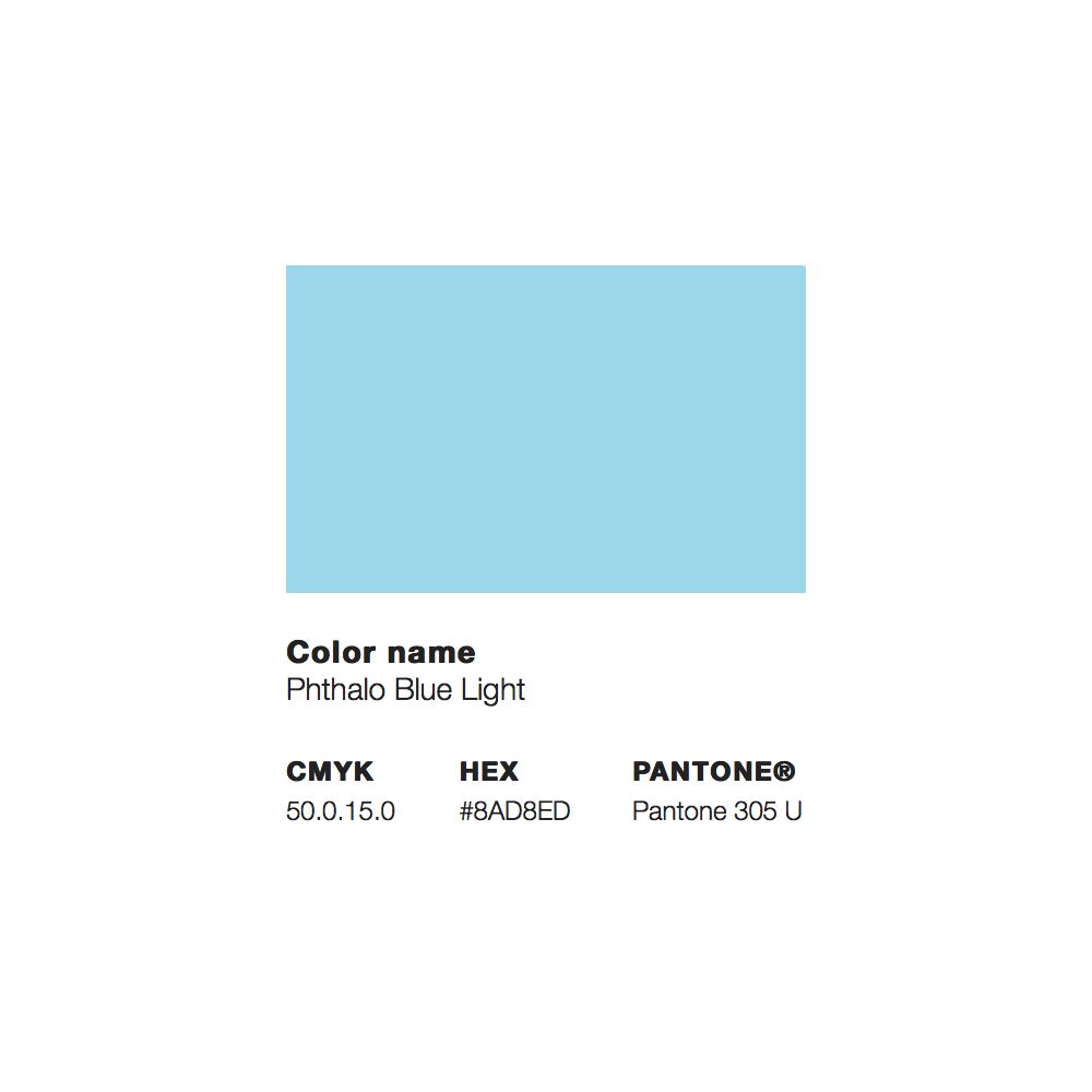 MTN Water Based Paint 200ml - RV-29 Bleu Phtalo Clair